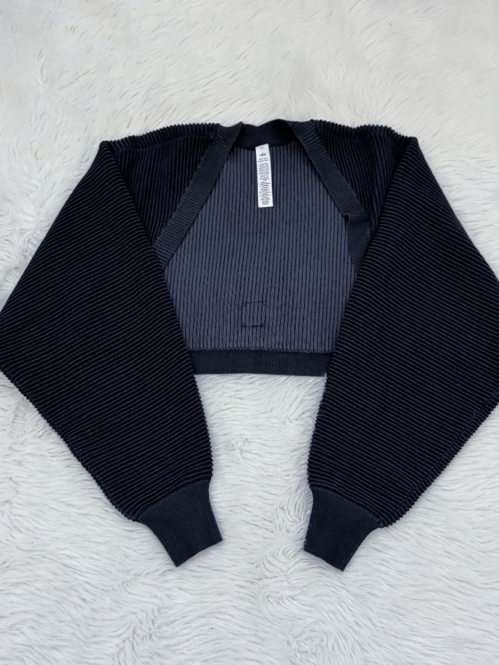 ALO Denim Knit Shawl - Size XS